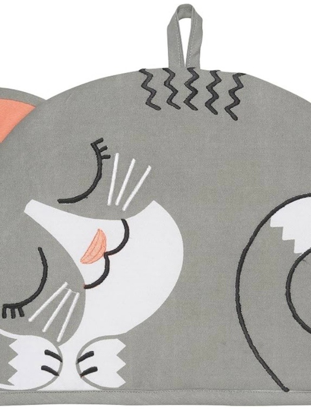 Cat Shaped Tea Cosy, "Pekoe Cat" by Now Designs (Grey), New With Tag